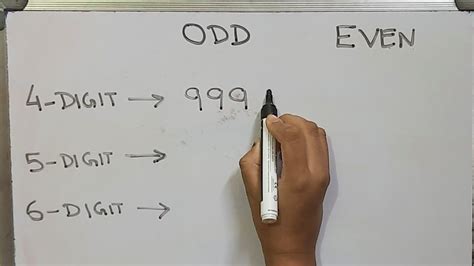 Largest ODD / EVEN 4.